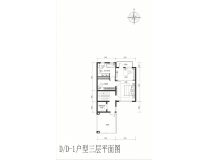 城建北京合院售楼处5室2厅4卫，D1户型