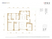 西山金茂府售楼处B1户型图140平